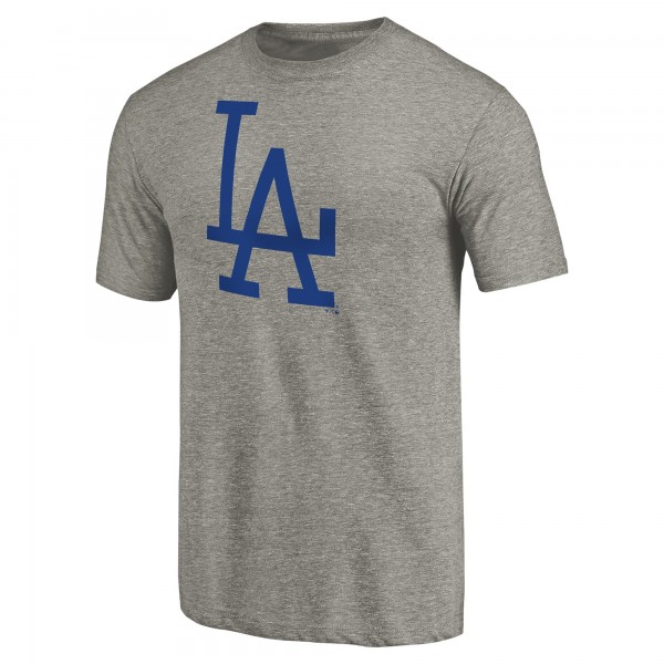 Los Angeles Dodgers Ash Cooperstown Collection Forbes Tri-Blend T-Shirt