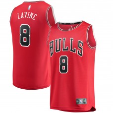 Игровая майка Zach LaVine Chicago Bulls Fast Break Replica Red - Icon Edition