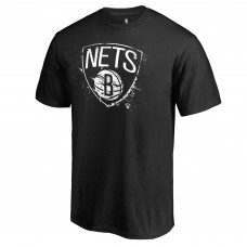 Футболка Brooklyn Nets Splatter Logo - Black