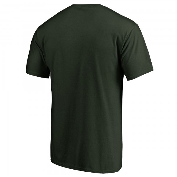 Milwaukee Bucks Green Splatter Logo T-Shirt