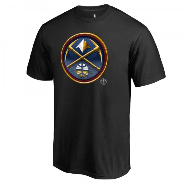 Denver Nuggets Black Midnight Mascot T-Shirt