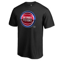 Detroit Pistons Black Midnight Mascot T-Shirt