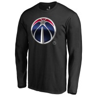 Футболка с длинным рукавом Washington Wizards Midnight Mascot - Black