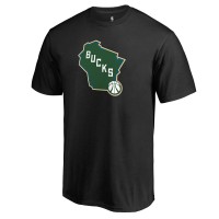 Футболка Milwaukee Bucks Alternate Logo - Black