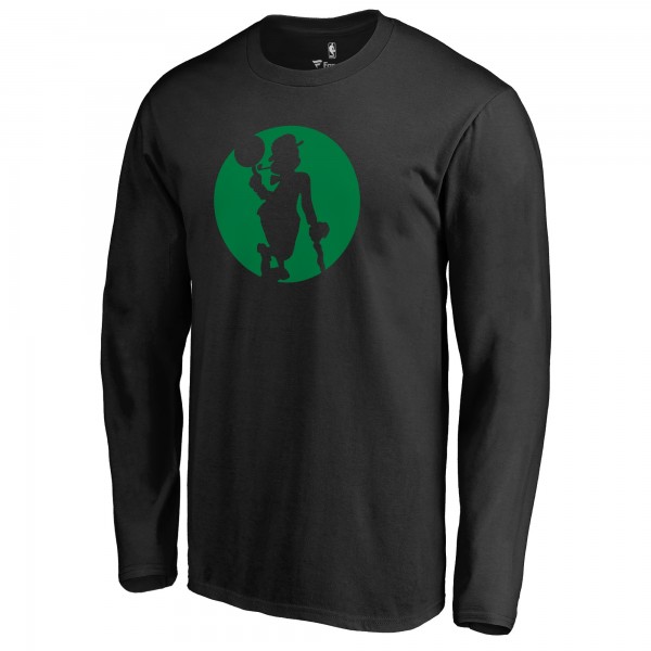 Boston Celtics Black Alternate Logo Long Sleeve T-Shirt