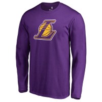 Футболка с длинным рукавом Los Angeles Lakers Alternate Logo - Purple