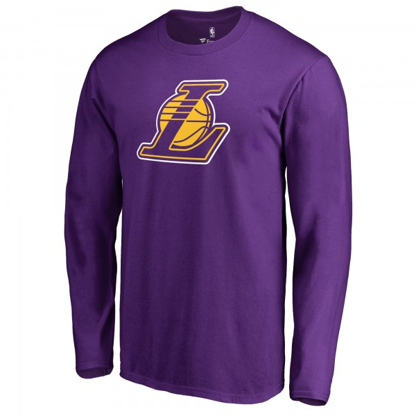 Футболка с длинным рукавом Los Angeles Lakers Alternate Logo - Purple