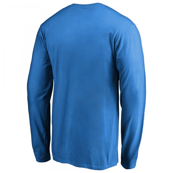 Футболка с длинным рукавом Oklahoma City Thunder Blue Alternate Logo