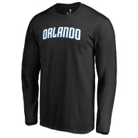 Футболка с длинным рукавом Orlando Magic Black Alternate Logo