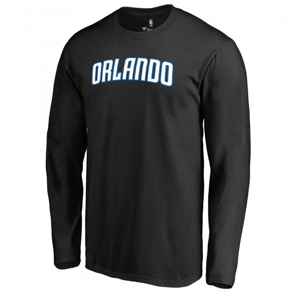 Футболка с длинным рукавом Orlando Magic Black Alternate Logo