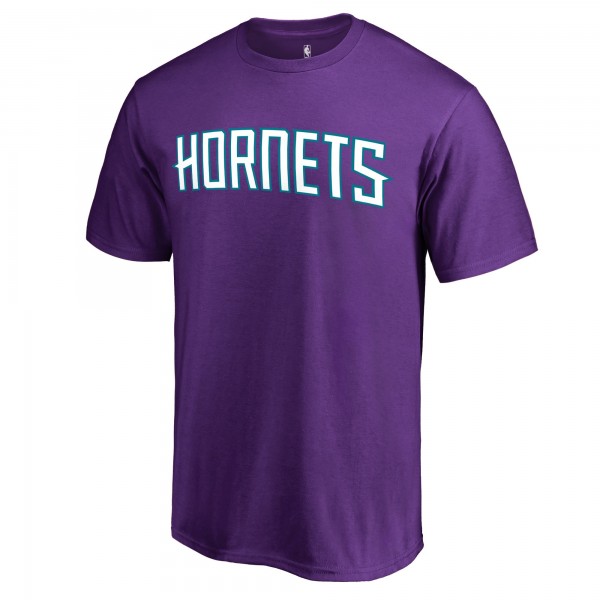 Футболка Charlotte Hornets Primary Wordmark - Purple