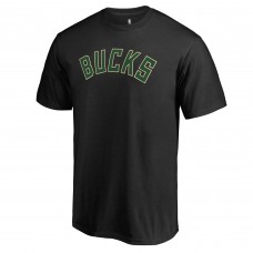 Футболка Milwaukee Bucks Primary Wordmark - Black