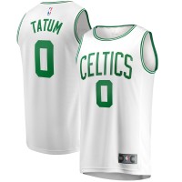 Boston Celtics Jayson Tatum Fanatics White Fast Break Replica Away Jersey - Association Edition