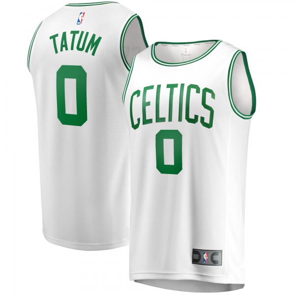Boston Celtics Jayson Tatum Fanatics White Fast Break Replica Away Jersey - Association Edition