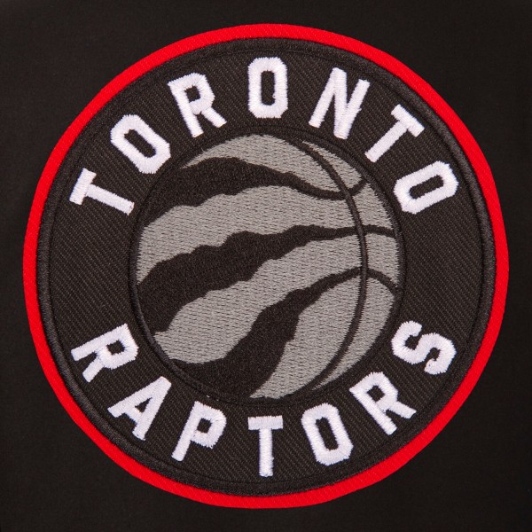 Куртка двусторонняя Toronto Raptors JH Design Contrast Trim - Black