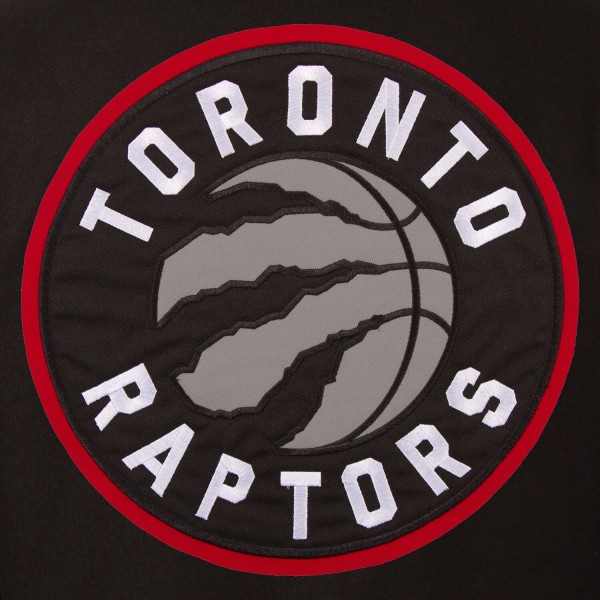 Куртка двусторонняя Toronto Raptors JH Design Contrast Trim - Black