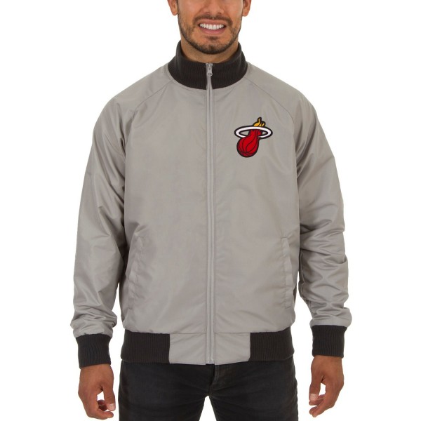 Куртка двусторонняя Miami Heat JH Design - Gray