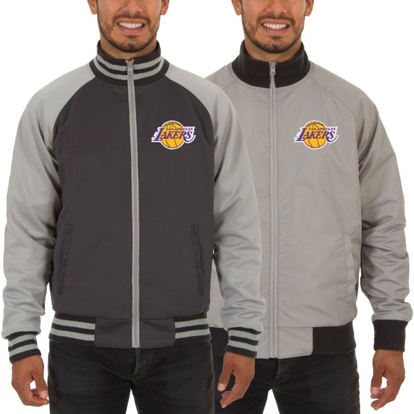 Куртка двусторонняя Los Angeles Lakers JH Design - Gray