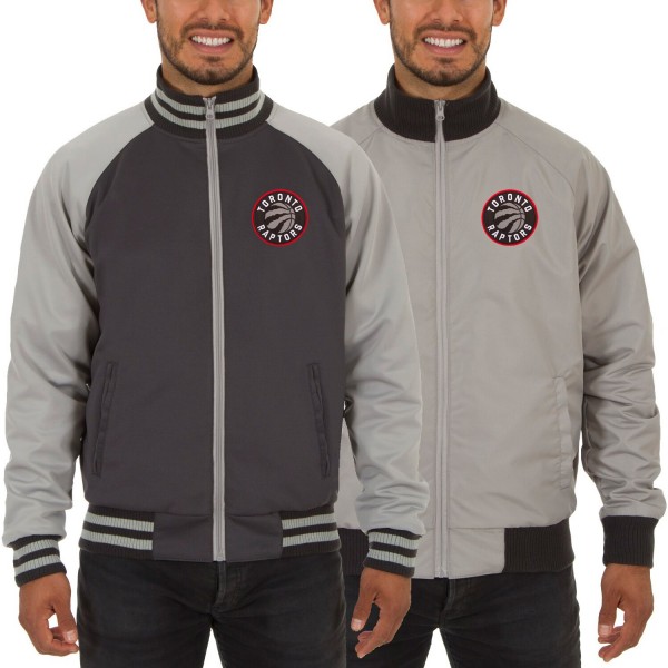 Куртка двусторонняя Toronto Raptors JH Design - Gray