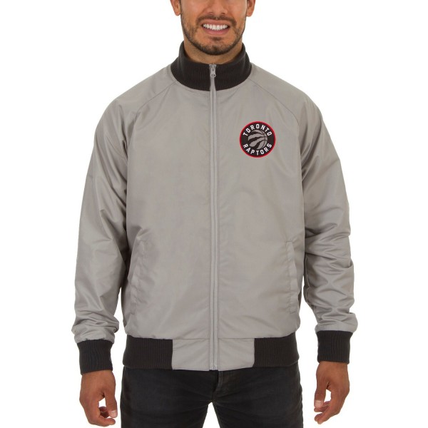 Куртка двусторонняя Toronto Raptors JH Design - Gray