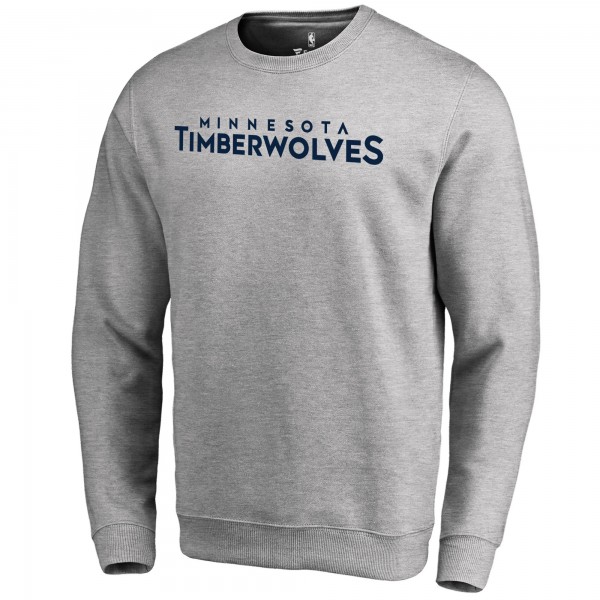 Кофта Minnesota Timberwolves Wordmark - Heathered Gray