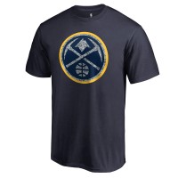 Denver Nuggets Navy Static Logo T-Shirt
