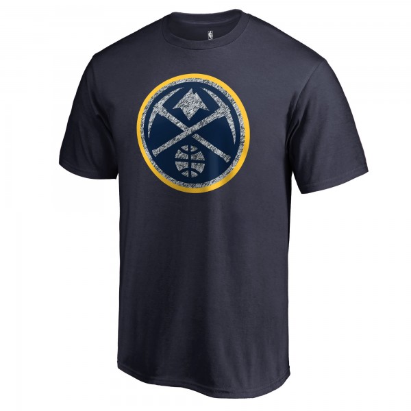 Denver Nuggets Navy Static Logo T-Shirt