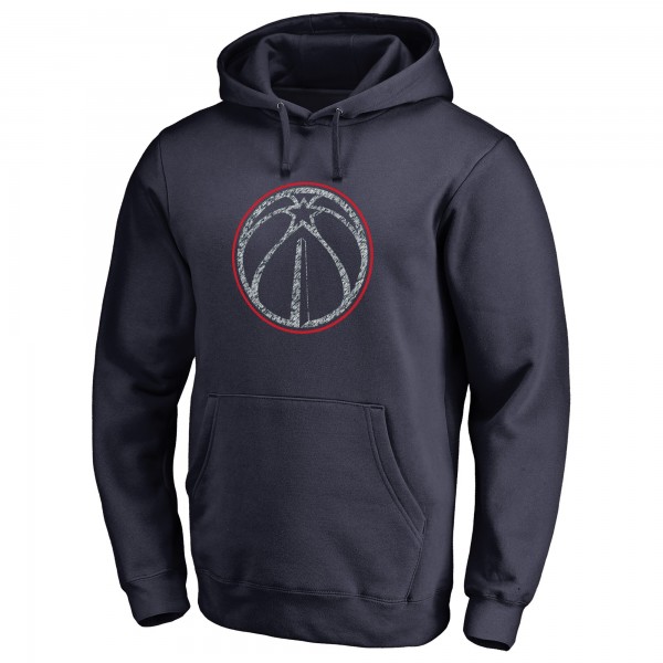 Толстовка с капюшоном Washington Wizards Static Logo - Navy - фирменная одежда NBA