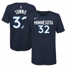 Детская футболка Karl-Anthony Towns Minnesota Timberwolves Nike - Navy