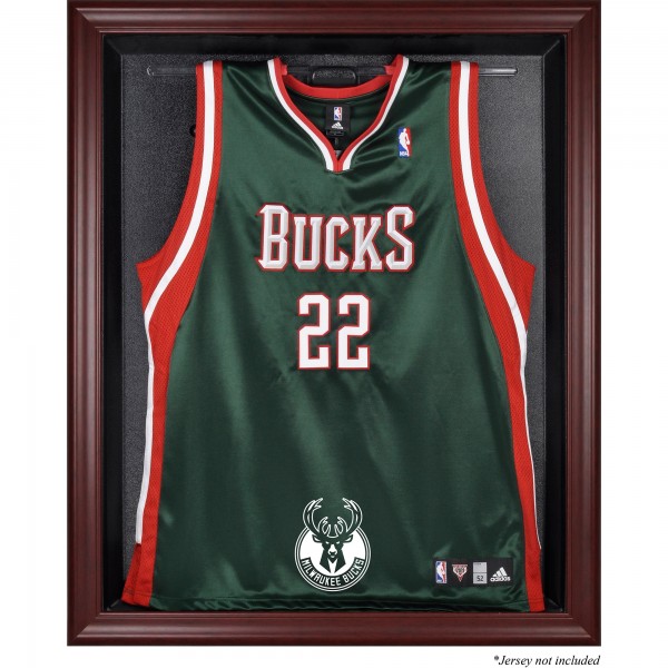 Milwaukee Bucks Fanatics Authentic Framed Mahogany Team Logo Jersey Display Case