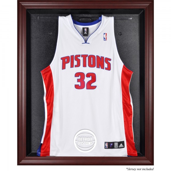 Detroit Pistons Fanatics Authentic Framed Mahogany Team Logo Jersey Display Case