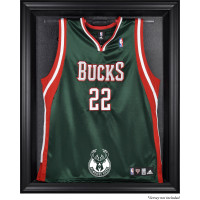 Milwaukee Bucks Fanatics Authentic Framed Black Team Logo Jersey Display Case