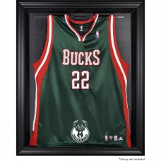 Milwaukee Bucks Fanatics Authentic Framed Black Team Logo Jersey Display Case