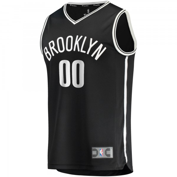Игровая именная майка Brooklyn Nets Fast Break Replica Black - Icon Edition - личная джерси НБА