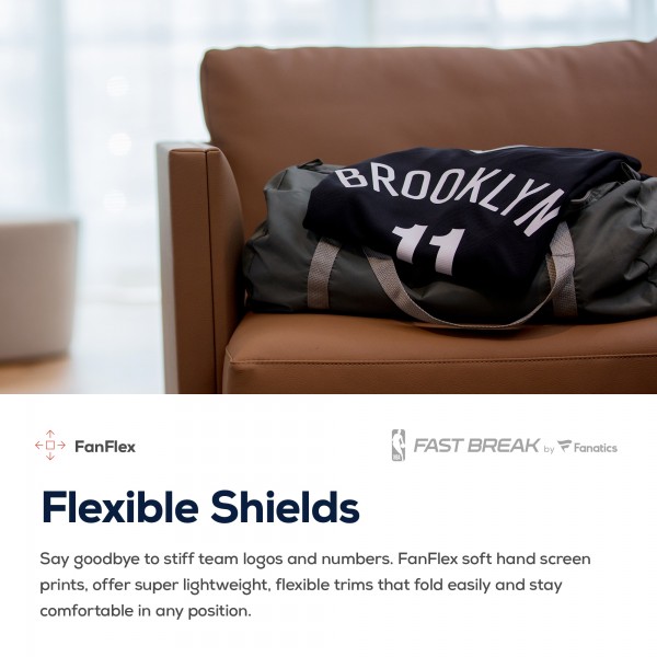 Игровая именная майка Brooklyn Nets Fast Break Replica Black - Icon Edition - личная джерси НБА