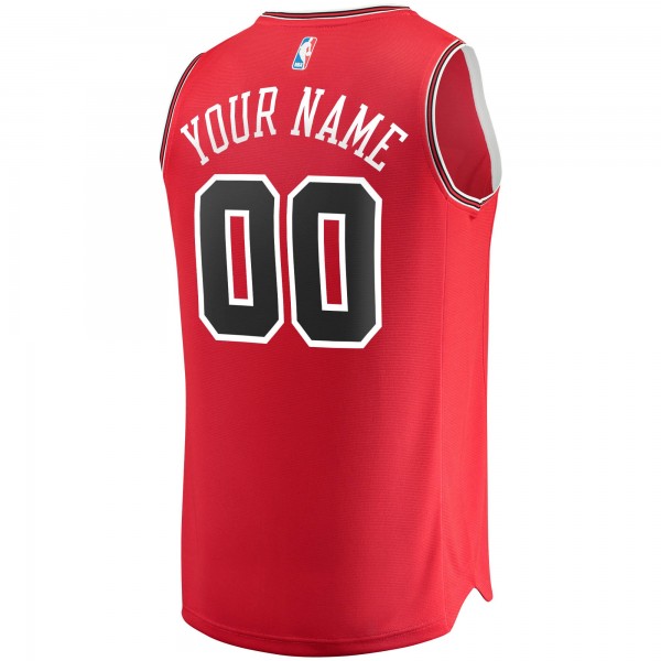 Именная игровая джерси Chicago Bulls Red Fast Break Replica - Icon Edition