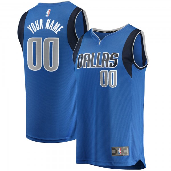 Игровая именная майка Dallas Mavericks Fast Break Replica Blue - Icon Edition - личная джерси НБА