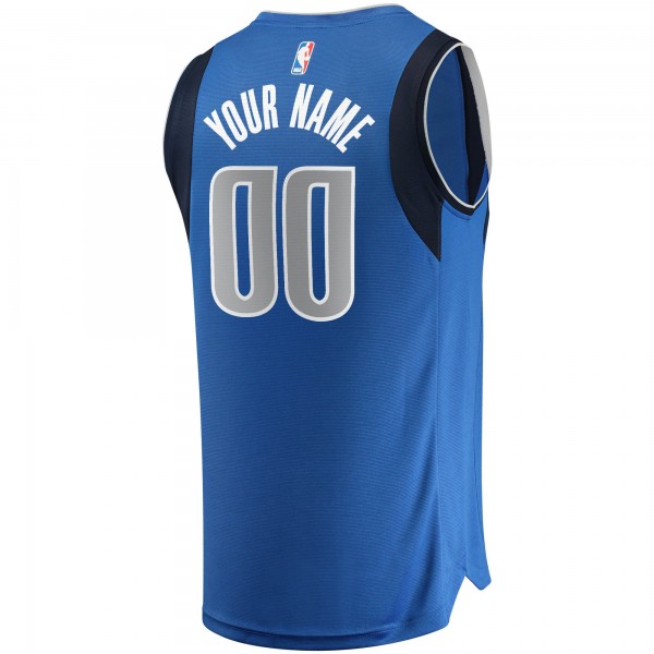 Игровая именная майка Dallas Mavericks Fast Break Replica Blue - Icon Edition - личная джерси НБА