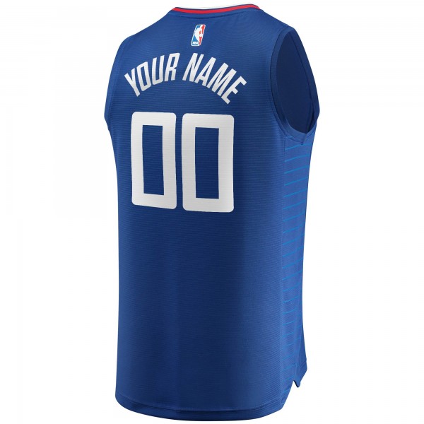 Игровая именная майка LA Clippers Fast Break Replica Royal - Icon Edition - личная джерси НБА