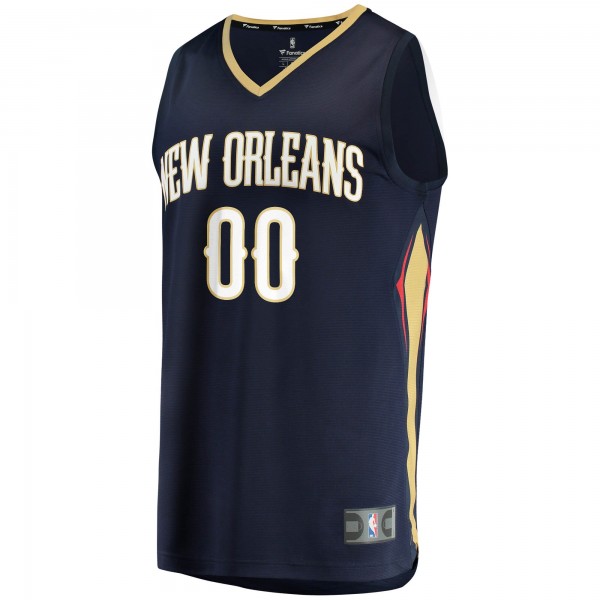 Игровая именная майка New Orleans Pelicans Fast Break Replica Navy - Icon Edition - личная джерси НБА