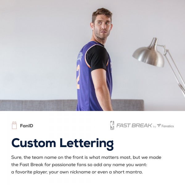 Игровая форма  Phoenix Suns 2022/23 Fast Break Custom Replica Purple - Icon Edition
