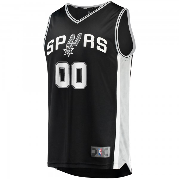 Игровая именная майка San Antonio Spurs Fast Break Replica Black - Icon Edition - личная джерси НБА