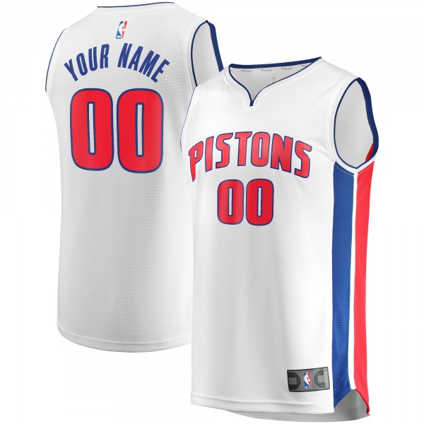 Игровая именная майка Detroit PistonsFast Break Replica White - Association Edition - личная джерси НБА