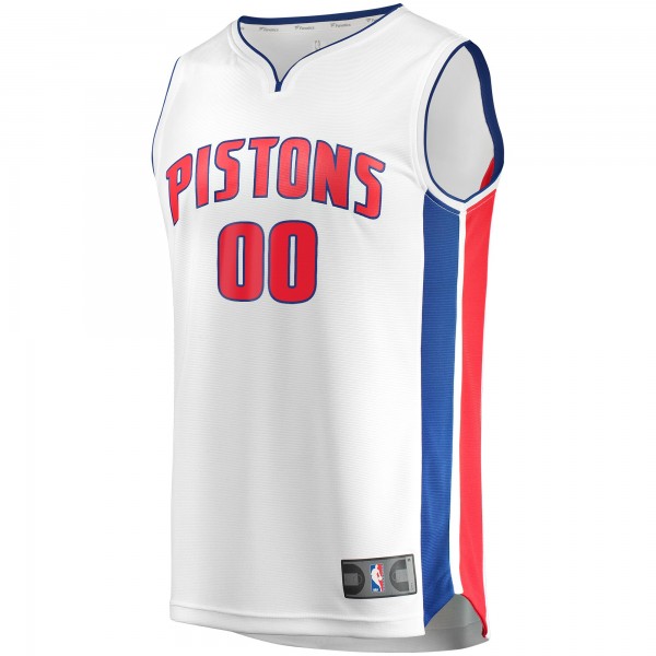 Игровая именная майка Detroit PistonsFast Break Replica White - Association Edition - личная джерси НБА