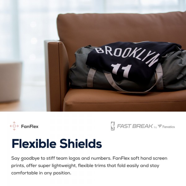 Именная игровая джерси Youth Brooklyn Nets Black Fast Break Replica - Icon Edition