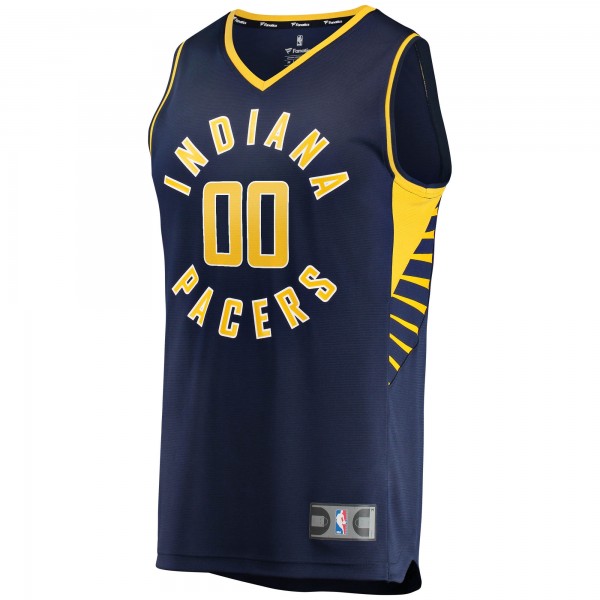 Детская именная игровая майка Indiana Pacers Fast Break Replica Navy - Icon Edition - баскетбольная джерси NBA