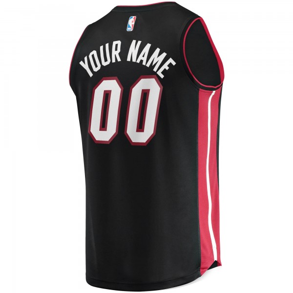 Игровая форма  Miami Heat Youth Fast Break Custom Replica Black - Icon Edition