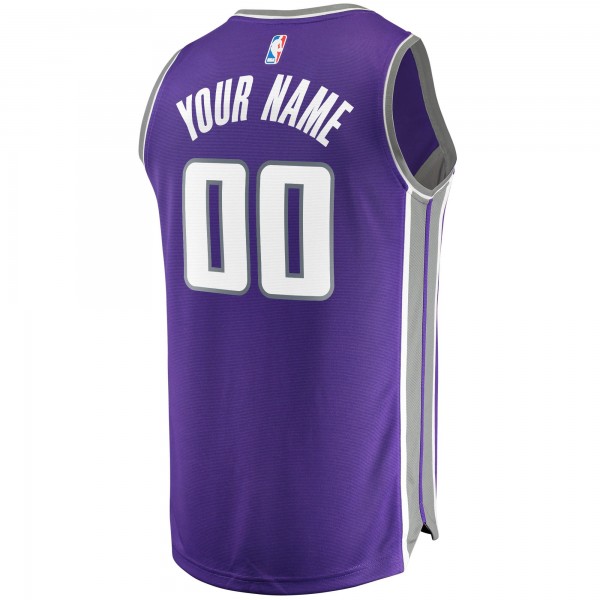 Детская именная игровая майка Sacramento Kings Fast Break Replica Purple - Icon Edition - баскетбольная джерси NBA