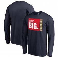 Футболка с длинным рукавом New Orleans Pelicans Do It Big - Navy