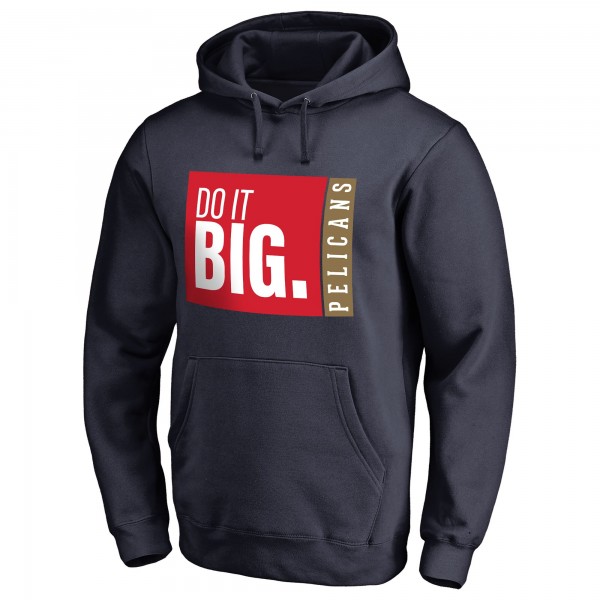 Толстовка с капюшоном New Orleans Pelicans Do It Big - Navy - фирменная одежда NBA